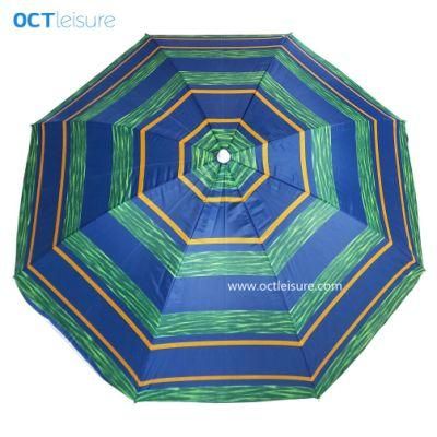 Classic Beach Umbrella with Nylon Cover (OCT-BUN22)