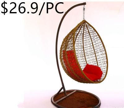 Lower Price Modern Wedding Rattan Plaiting Article Best Garden Outdoor Swing Chair