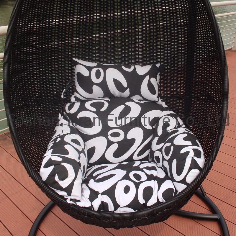 Fashionable Modern Outdoor Iron Wicker Hanging Chair Hammock