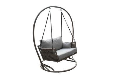 Outdoor Hanging Rope Double Chair Lounger Garden Patio Swings Manufacturer