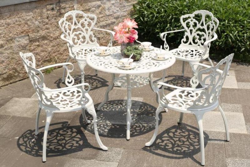 Cast Aluminum Chair Outdoor Furniture Aluminum Dining Chair Outdoor Aluminum Frame Chair