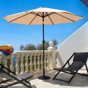 10FT Outdoor Market Waterproof Sunshade Parasol Umbrella Patio Umbrella with Crank