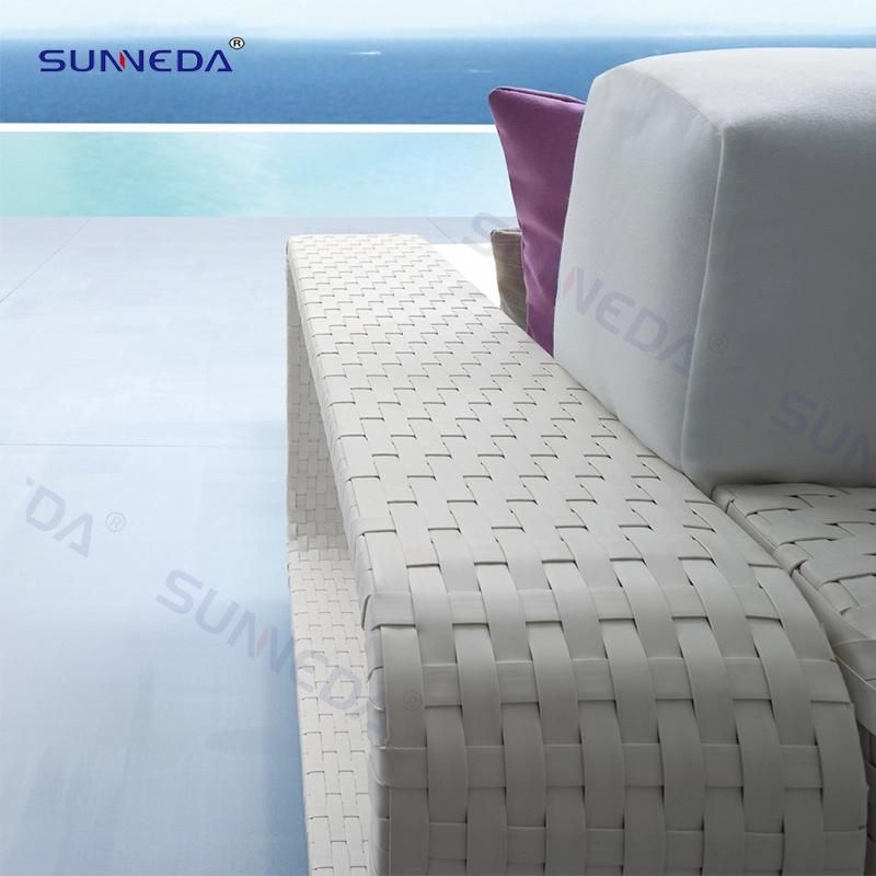 Modern Rattan Leisure Hotel Sofa Aluminum Outdoor Garden Chair
