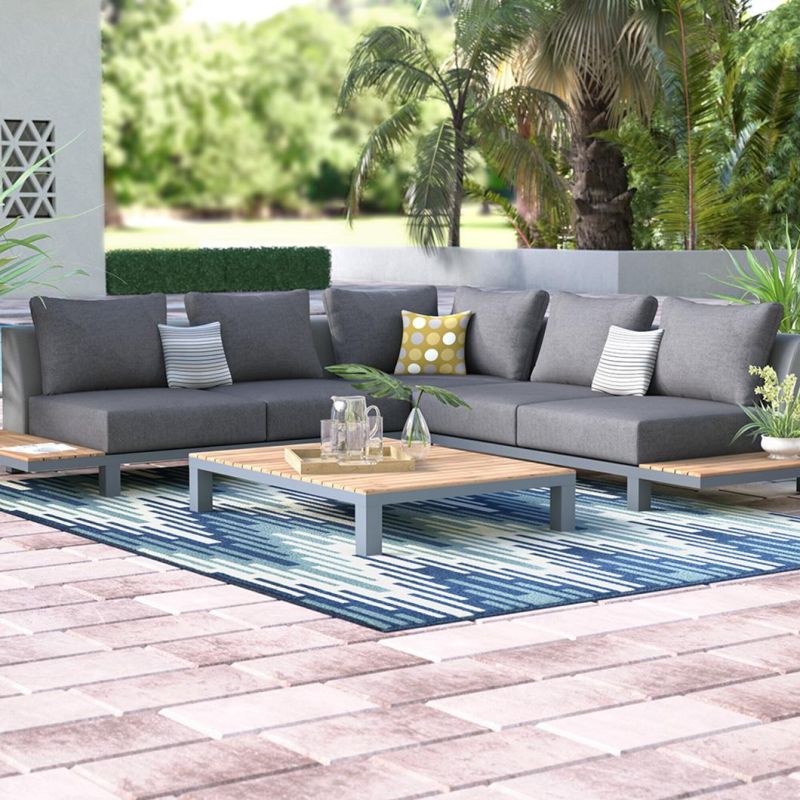 Modern Aluminum Garden Leisure Outdoor Furniture Set Sofa Hot Sale