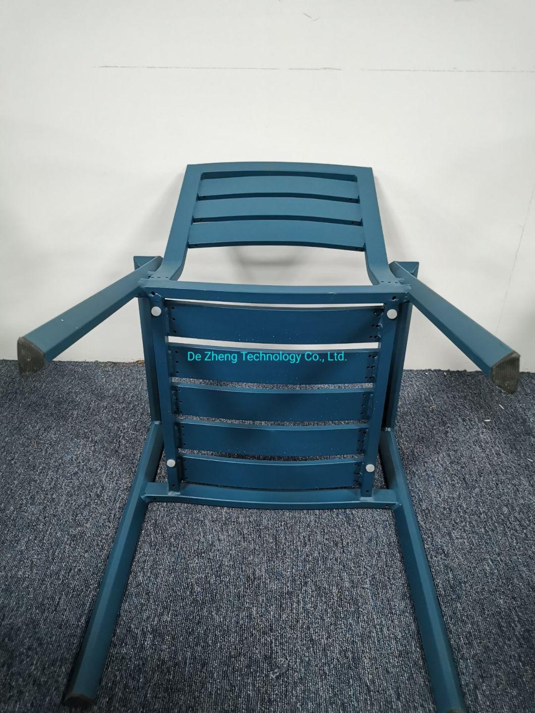 Leisure Design Outdoor Garden Furniture Balcony Colorful Patio Chairs Garden Aluminum Chairs