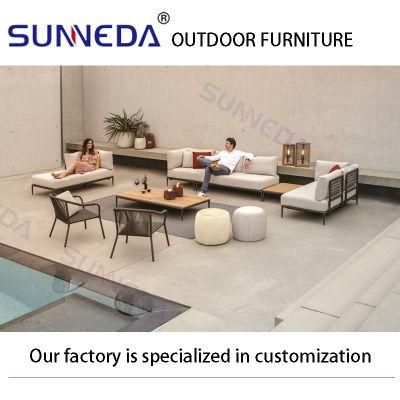 Luxury Artistic Outdoor Patio PE Rattan Leisure Aluminium Comfortable Furniture