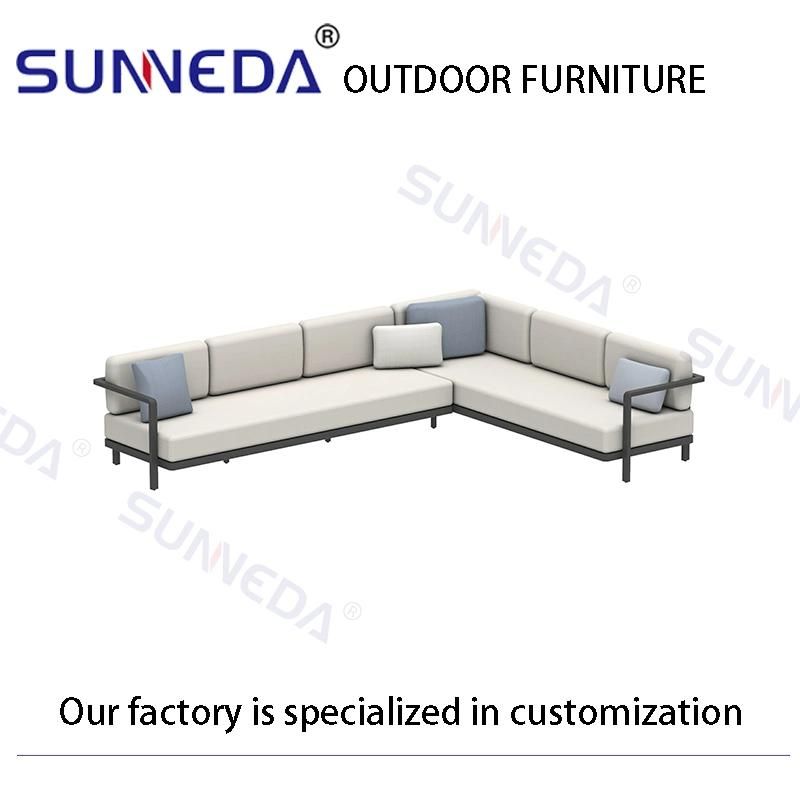 Factory Directly Sell Good Quality Hotsale Aluminium Alloy Metal Outdoor Sofa Set