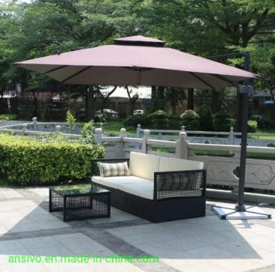 Outdoor Terrace Beach Sofa Wicker Chair Sofa Living Room Outdoor Courtyard Leisure Sofa Rattan Sofa Combination Rattan