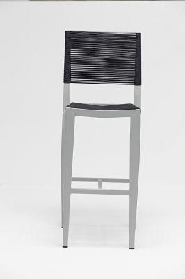 Popular Aluminum Rope Chair for Outdoor Garden