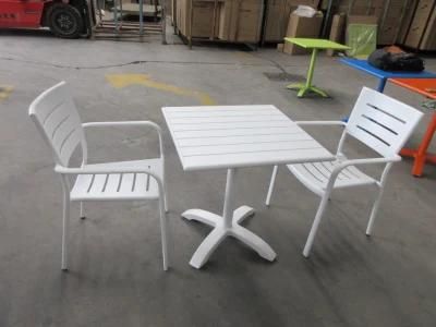 Outdoor Furniture Waterproof Aluminium Dining Restaurant Tables