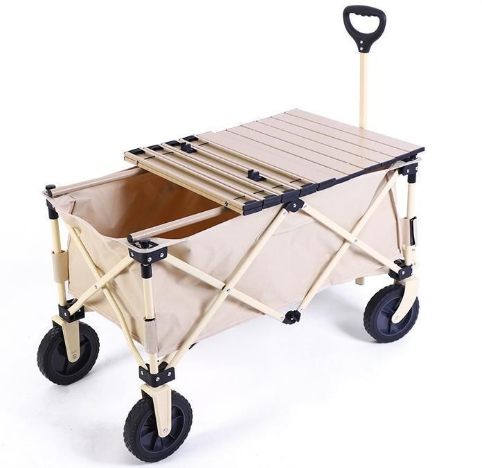 Multi Functional Inflatable Wheels Foldable Handy Carry Outdoor Garden Trolley