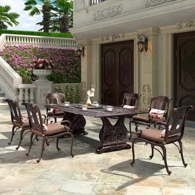 Cast Aluminum Furniture Cast Aluminum Outdoor Furniture Combination