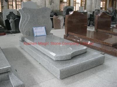 Competitive Price Cheap Grey Granite Tombstone Headstone