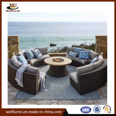 Well Furnir Resort Leisure Round Arc Sofa Set (WF050036)