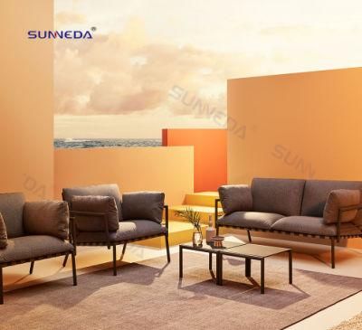Professional Manufacturer Hotel Villa Garden Sofa Outdoor Furniture Modular Leisure Fabric Sofa