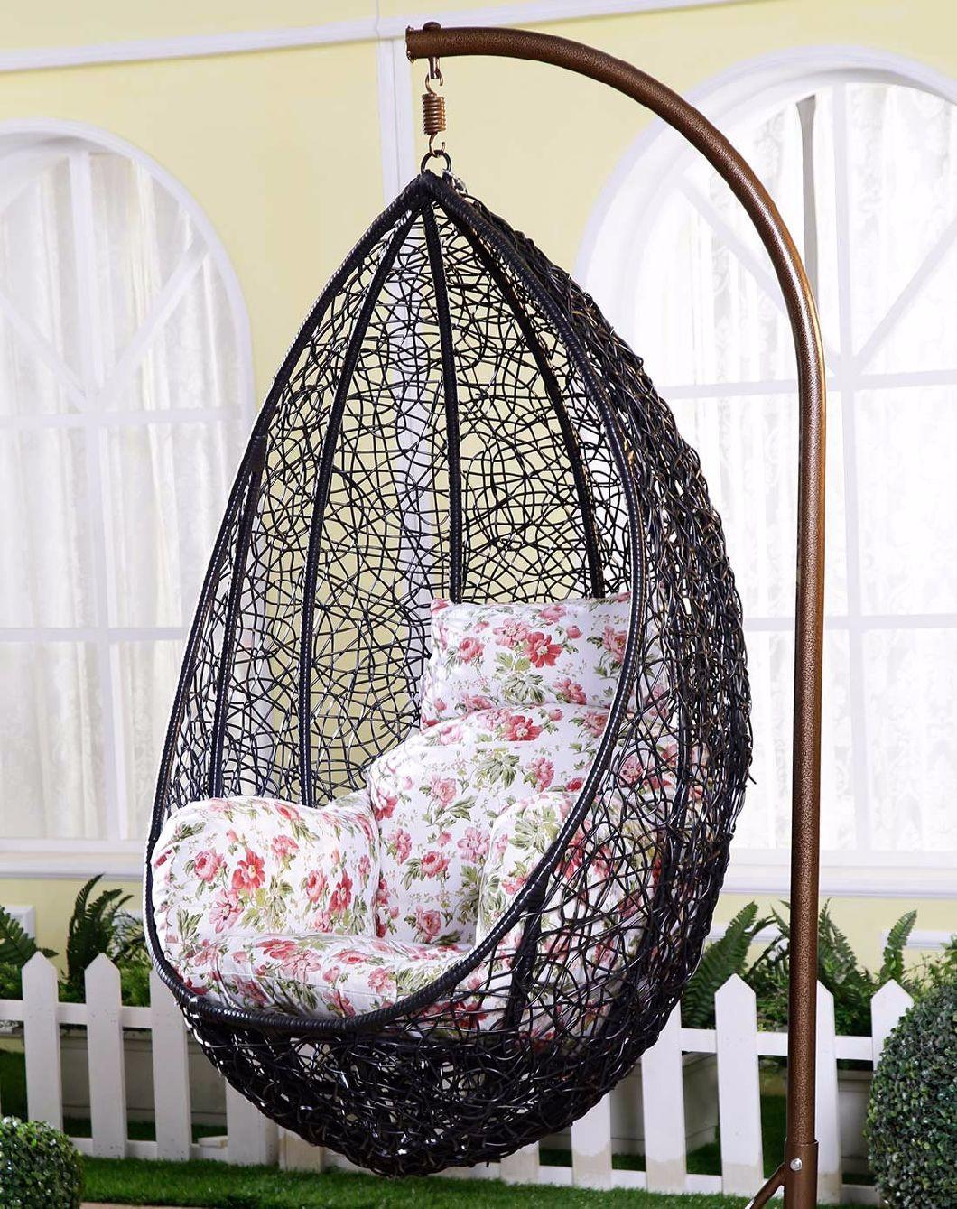 Modern Design Indoor Furniture Hanging Home Wicker Egg Swing Chair