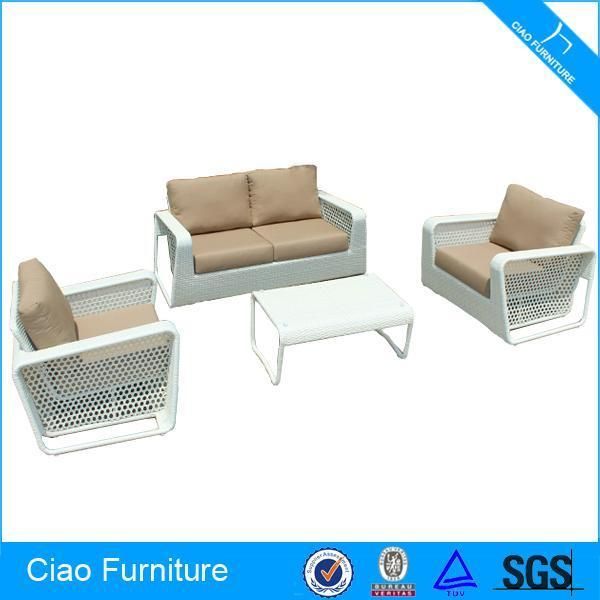 USA Style Wicker Curved Outdoor Sofa