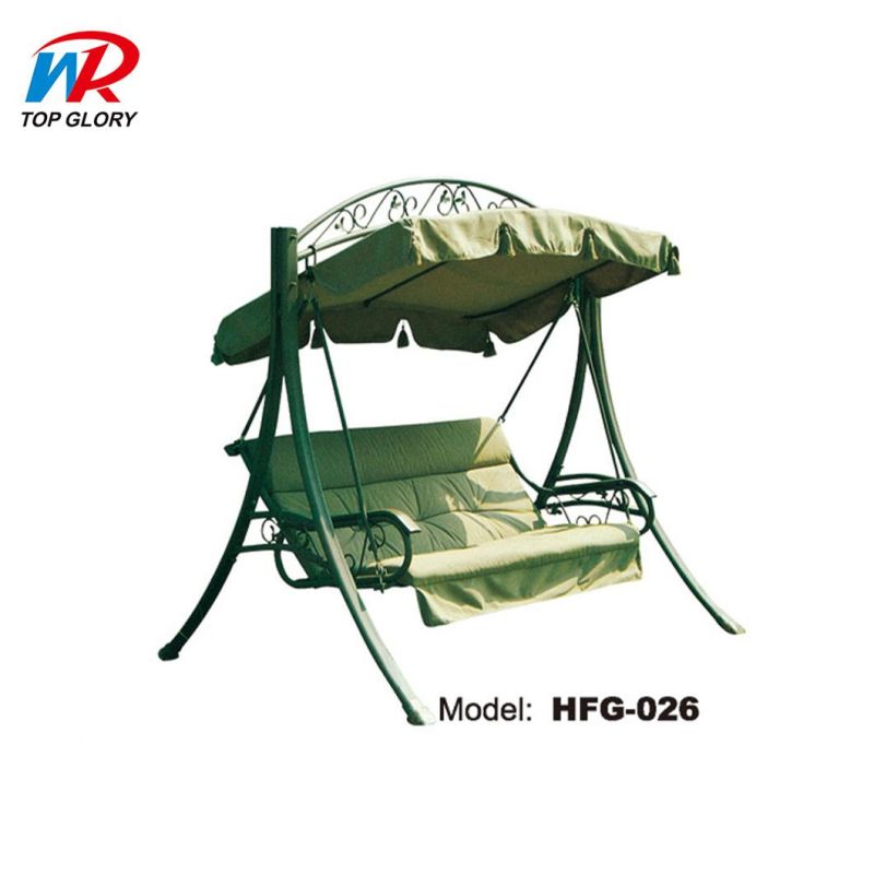Outdoor Furniture of Hot Sale Two-Seat Garden Swing Chair