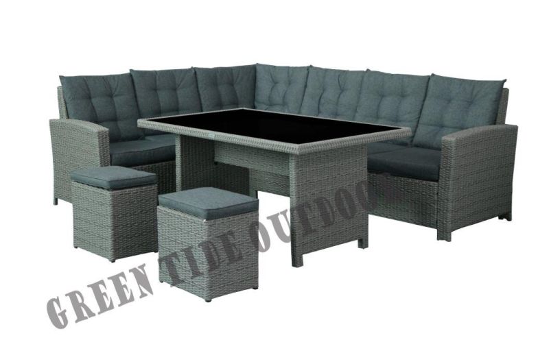 Garden Outdoor Patio Furniture Rattan Sofa Set 5PCS