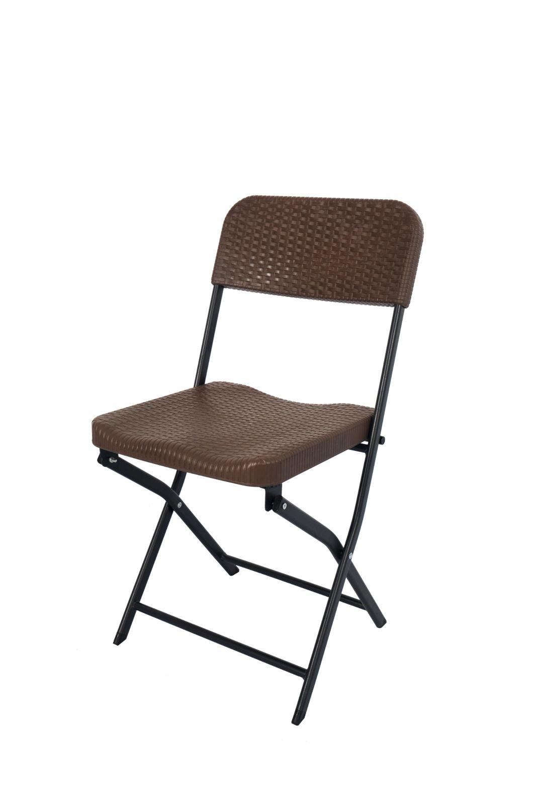 Plastic Coffee Chair/Rattern HDPE Chair/Assembled Outdoor Chair/Rattern PE Plastic Chair