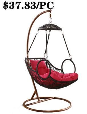 Hot Sale Leisure Multifunctional Outdoor Garden Wicker Hanging Swing Chair