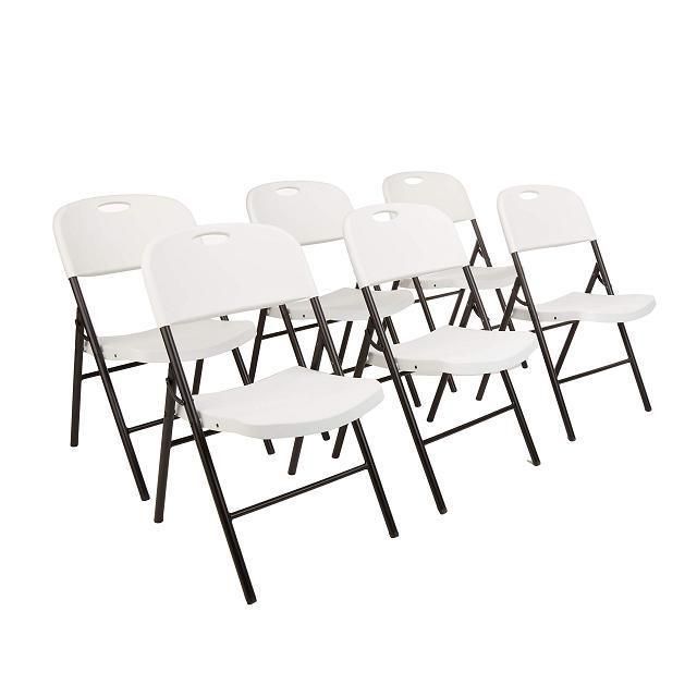 Cheap Price 6-Pack Metal Frame Plastic Folding Event Chair