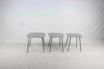 Outdoor Garden Furniture Simple Style Aluminum Powder Coating Coffee Table
