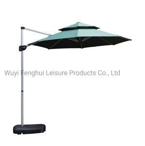 Fh-Ru001-27 9 Feet 8-Rib Round Cantilever Patio Umbrella