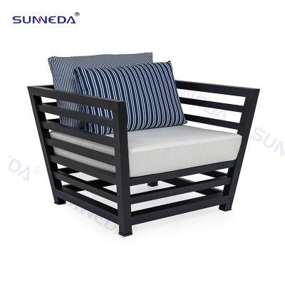 Modern Simple Style Aluminum Sofa Chair Outdoor Furniture