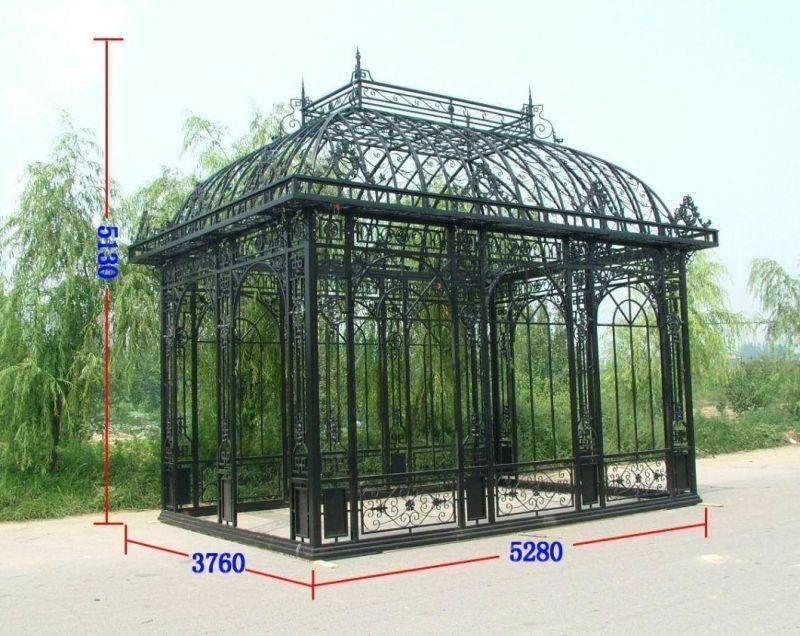 Iron Greenhouse Garden Conservatory