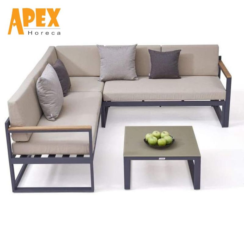 Chinese Wholesale Home Furniture Outdoor Garden Patio Balcony Sunbed Daybed Lounger Sofa Furniture Set