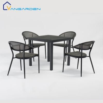 Weatherproof Furniture Outdoor Garden Sets Aluminum Chair and Table