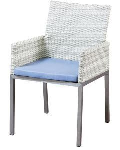 Outdoor Garden Rattan Wicker Aluminum Modern Dining Newport Chair