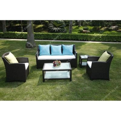 Tranditional Outdoor Wicker Furniture Patio Rattan Garden Sofa Set