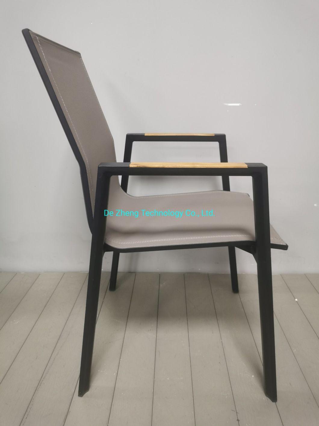 New Arrival 6 Seater Garden Wicker Rattan Chair Dining UV-Resistant WPC Outdoor Modern Garden Dining Sets