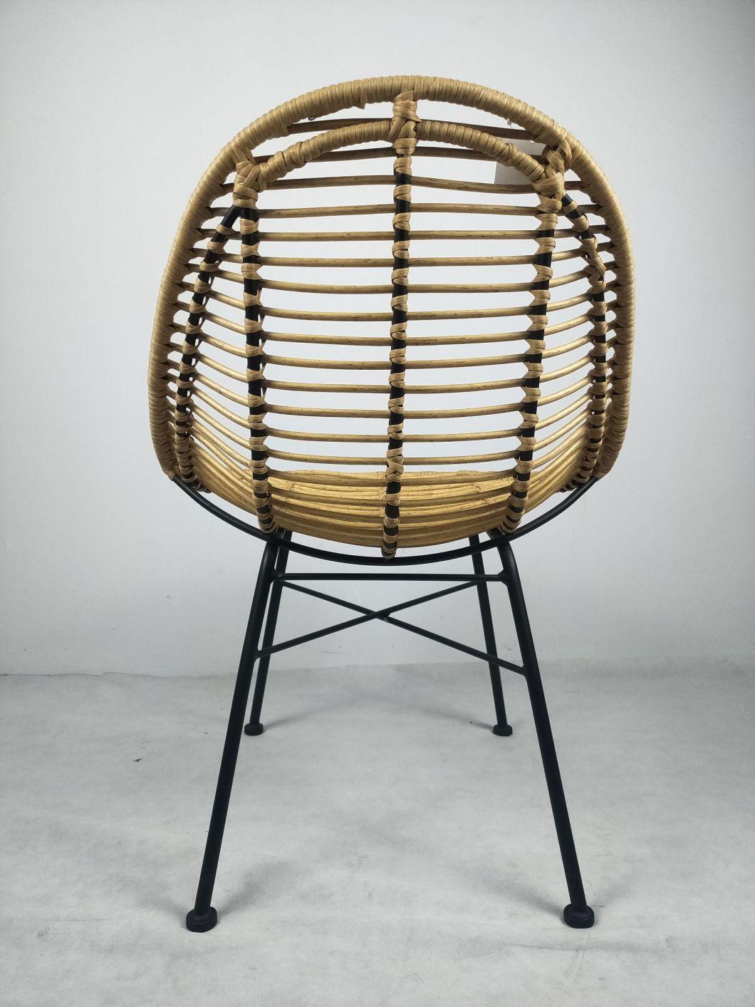 Commercial Hotel Restaurant Luxury Woven Rope Adult Bar Rattan Chair for Cafe Bar