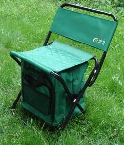 Folding Chair with Cooler Bag for Fishing, Beach, Camping (CH-17)