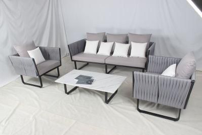 EQ Rope Weaving Garden Sofa Set with Cushion