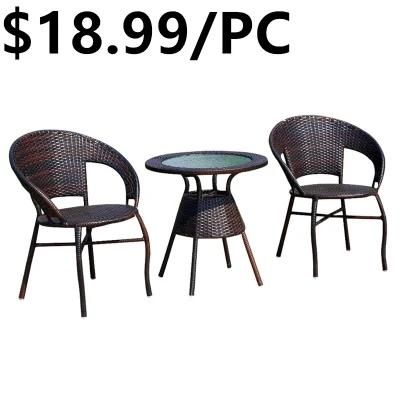 New Design Modern Outdoor Garden Arm Dining Hotel Rattan Chair