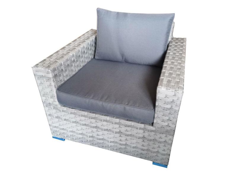 Factory Outdoor Furniture Half Round Wicker Rattan Outdoor Sofa Set