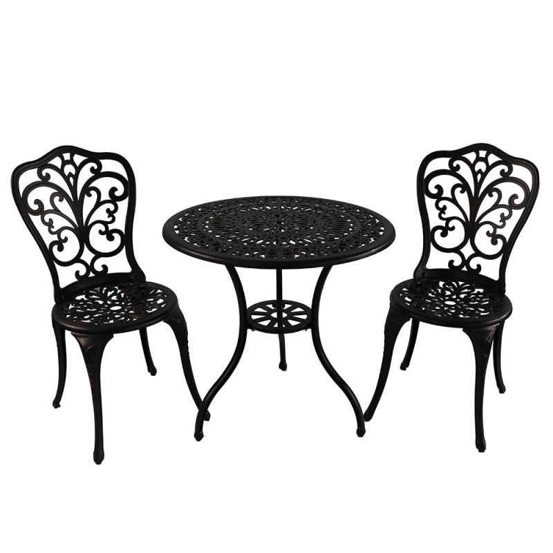 Garden Metal Sofa Powder Coated Aluminum 4PCS Garden Outdoor Furniture Set