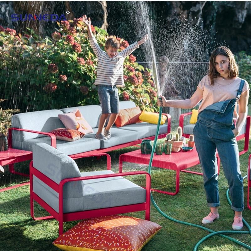 Creative Design Sofa Set with Durable Aluminum Frame