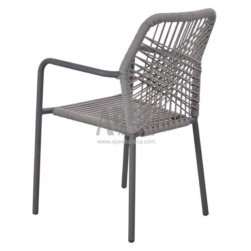 Garden Furniture Dining Rope Chair for Restaurant and Cafe