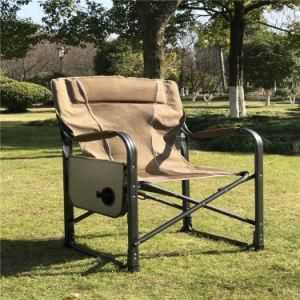 Uplion New Style Outdoor Portable Chair with Side Table Folding Director Chair Camping Chair