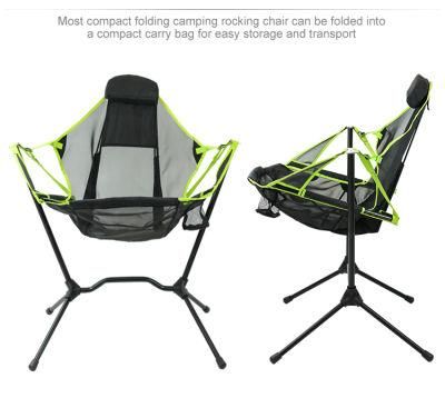 New Easy Transport Garden Party Folding Rocking Chair