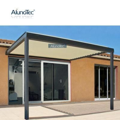 DIY Modern Design Fashion Awning Shade Electric Retractable Louvered Pergola Intelligent Control Motorized Pergolas