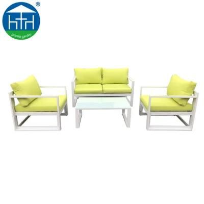 Patio Sofa OEM Outdoor Furniture Set with Coffee Table Garden