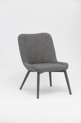 Weather-Resistant Fabric Armless Chair Outdoor Spaces Use