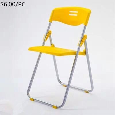 China Manufacture of Light Weight Plastic Folding Chair for Sale