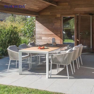 Aluminium Alloy Disassembly Structure Courtyard Lawn Pub Manor Outdor Armchair Set